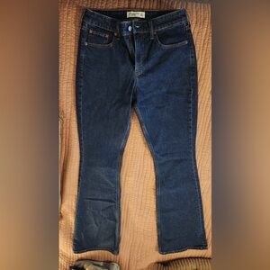 Abercrombie & Fitch Dark Blue Boot Cut Jeans